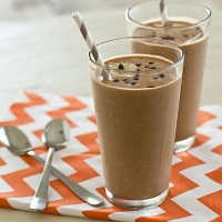 Healthy Mexican Chocolate Breakfast Shake by ohmyveggies