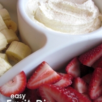 Easy and delicious fruit dip.