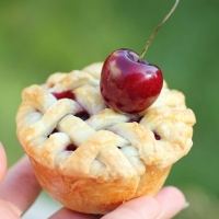 pies made in a cupcake pan.
