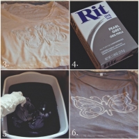 Watermark T-Shirt Dying DIY