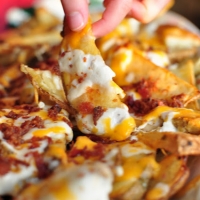 Cheesy Potato Wedges… yummy!